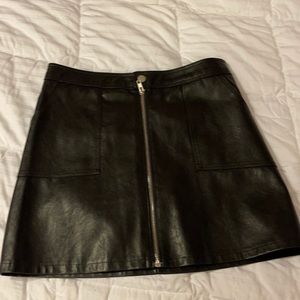 Women’s leather skirt